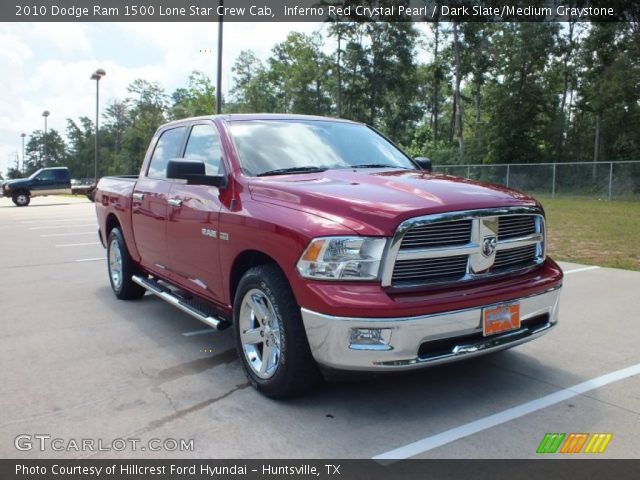 2010 Dodge Ram 1500 Lone Star Crew Cab in Inferno Red Crystal Pearl