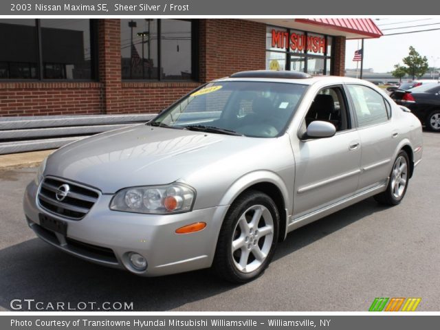 2003 Nissan Maxima SE in Sheer Silver