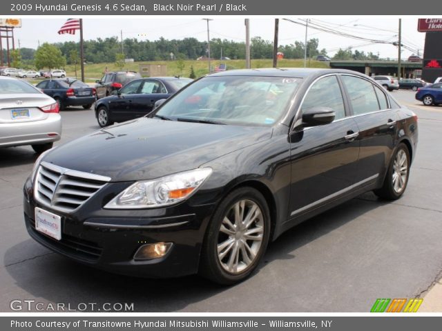 2009 Hyundai Genesis 4.6 Sedan in Black Noir Pearl