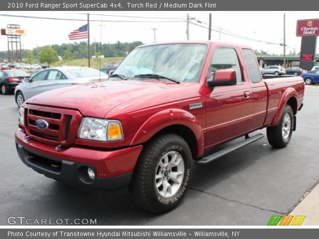 2010 Ford Ranger Sport SuperCab 4x4 in Torch Red