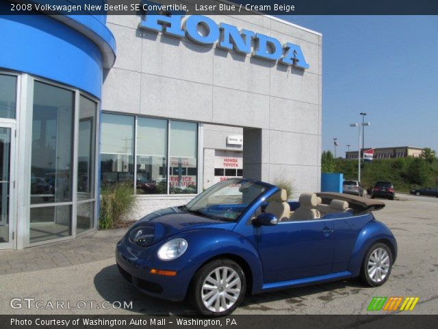 2008 Volkswagen New Beetle SE Convertible in Laser Blue