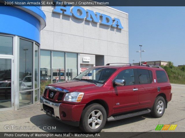 2006 Nissan Armada SE 4x4 in Red Brawn