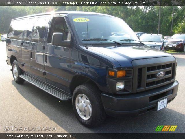 2008 Ford E Series Van E150 XL Passenger in Dark Blue Pearl Metallic