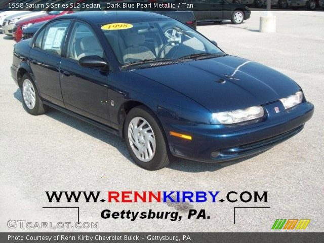 1998 Saturn S Series SL2 Sedan in Dark Blue Pearl Metallic