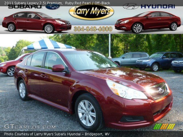 2011 Subaru Legacy 2.5i Premium in Ruby Red Pearl
