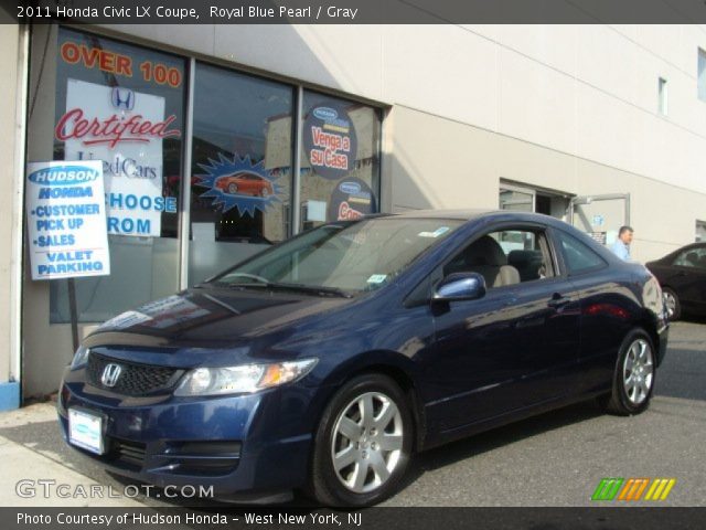 2011 Honda Civic LX Coupe in Royal Blue Pearl