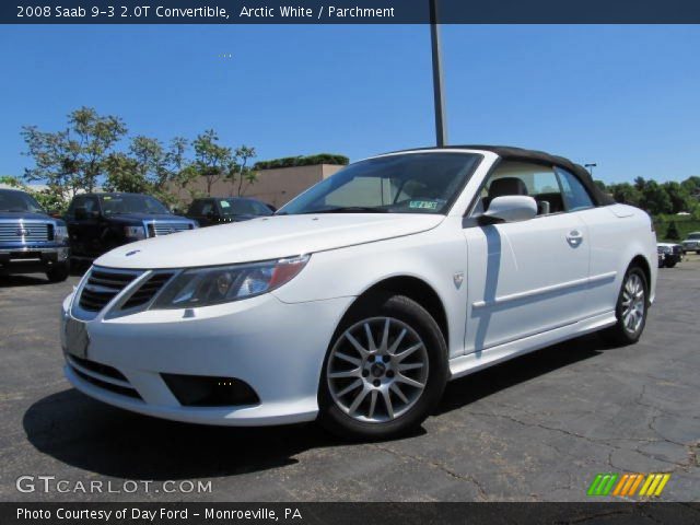 2008 Saab 9-3 2.0T Convertible in Arctic White