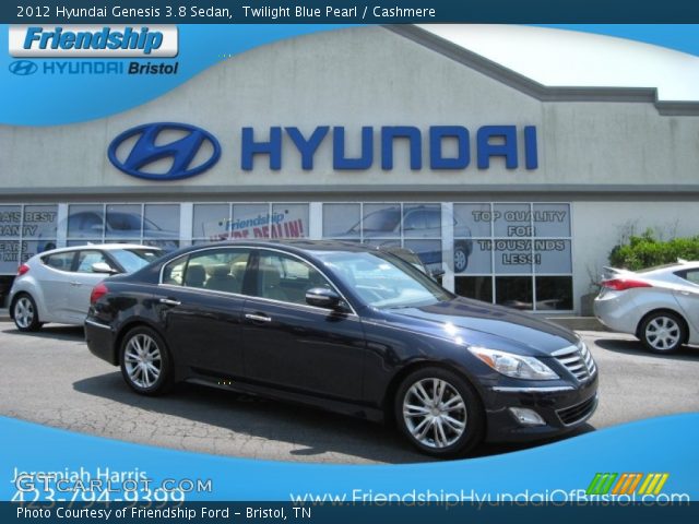 2012 Hyundai Genesis 3.8 Sedan in Twilight Blue Pearl