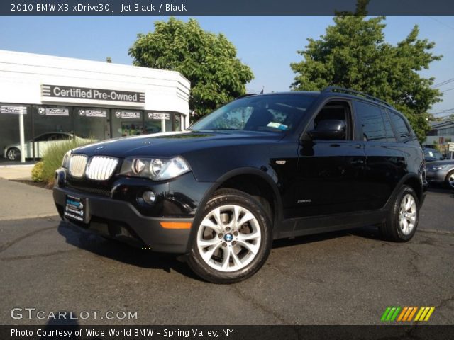 2010 BMW X3 xDrive30i in Jet Black