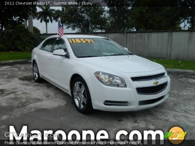 2011 Chevrolet Malibu LT in Summit White