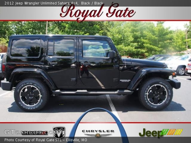 2012 Jeep Wrangler Unlimited Sahara 4x4 in Black