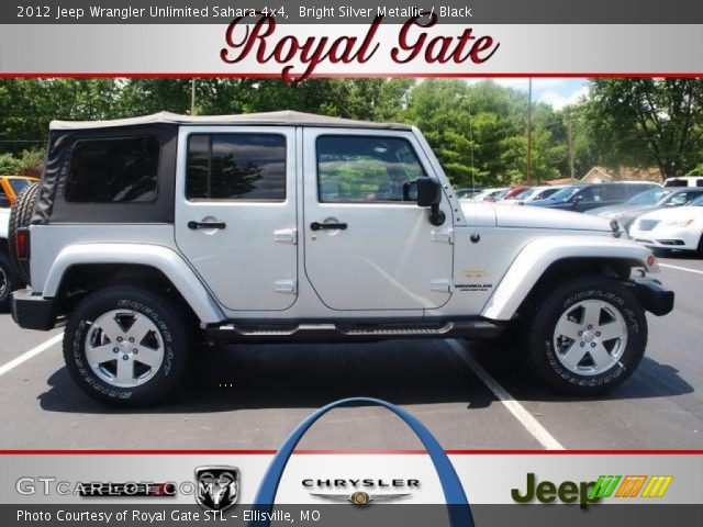 2012 Jeep Wrangler Unlimited Sahara 4x4 in Bright Silver Metallic