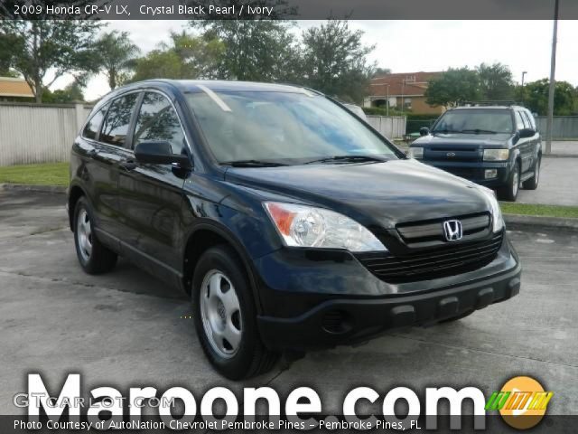 2009 Honda CR-V LX in Crystal Black Pearl