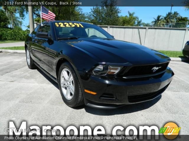 2012 Ford Mustang V6 Coupe in Black