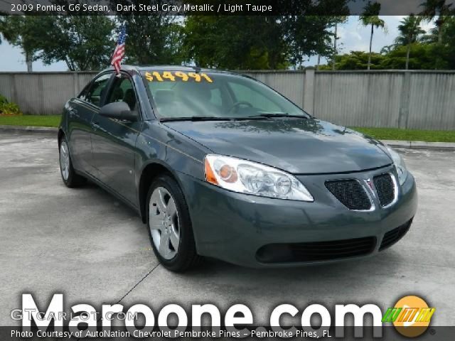 2009 Pontiac G6 Sedan in Dark Steel Gray Metallic