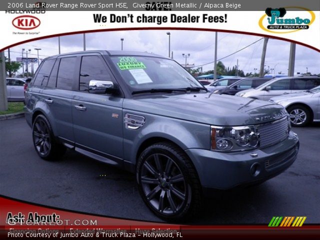 2006 Land Rover Range Rover Sport HSE in Giverny Green Metallic