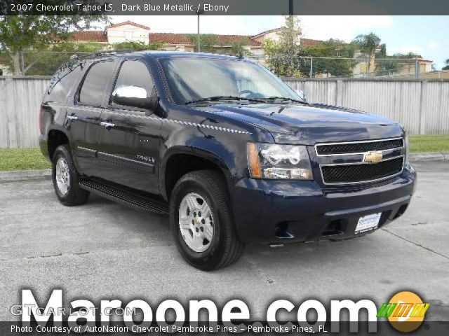 2007 Chevrolet Tahoe LS in Dark Blue Metallic