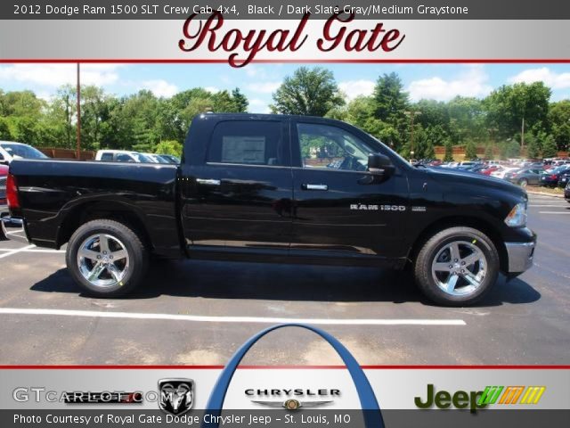 2012 Dodge Ram 1500 SLT Crew Cab 4x4 in Black