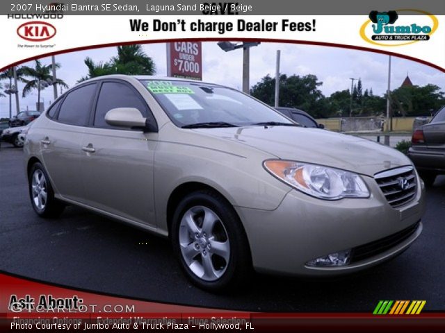 2007 Hyundai Elantra SE Sedan in Laguna Sand Beige