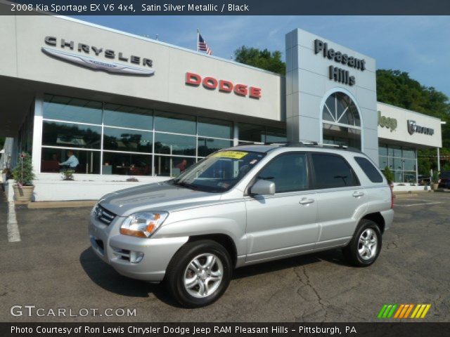 2008 Kia Sportage EX V6 4x4 in Satin Silver Metallic