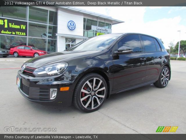 2012 Volkswagen GTI 4 Door Autobahn Edition in Deep Black Metallic