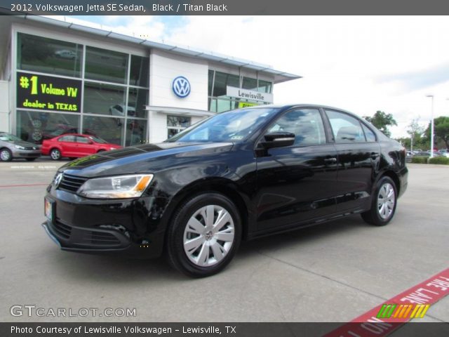 2012 Volkswagen Jetta SE Sedan in Black