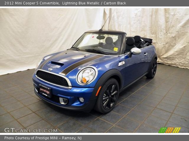 2012 Mini Cooper S Convertible in Lightning Blue Metallic