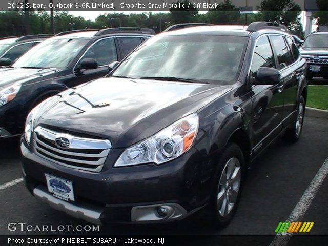 2012 Subaru Outback 3.6R Limited in Graphite Gray Metallic