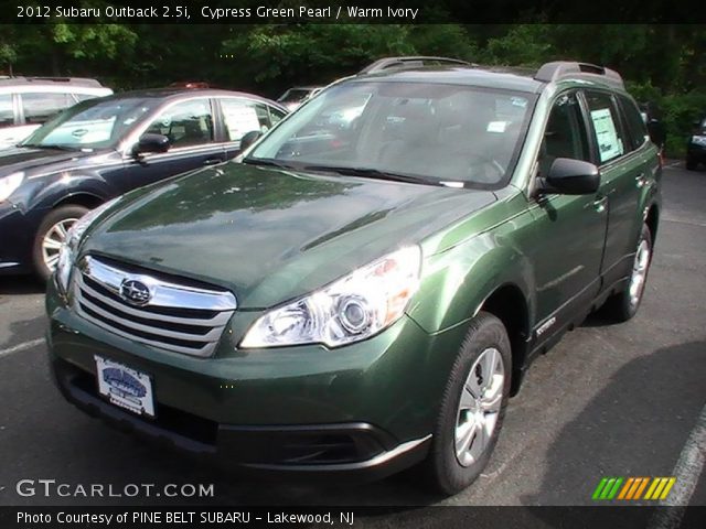 2012 Subaru Outback 2.5i in Cypress Green Pearl