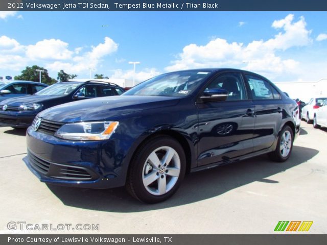 2012 Volkswagen Jetta TDI Sedan in Tempest Blue Metallic
