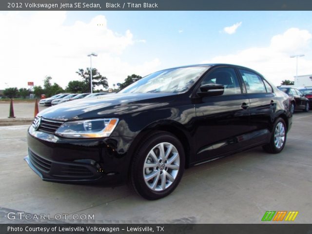 2012 Volkswagen Jetta SE Sedan in Black