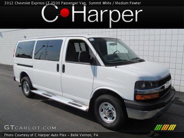 2012 Chevrolet Express LT 3500 Passenger Van in Summit White
