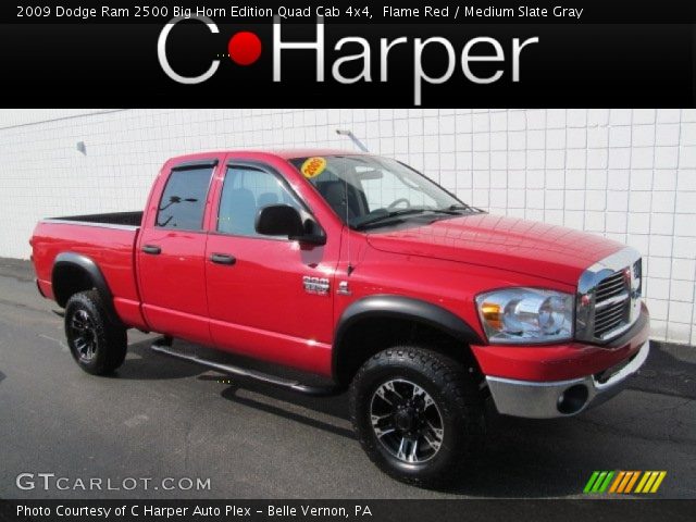 2009 Dodge Ram 2500 Big Horn Edition Quad Cab 4x4 in Flame Red