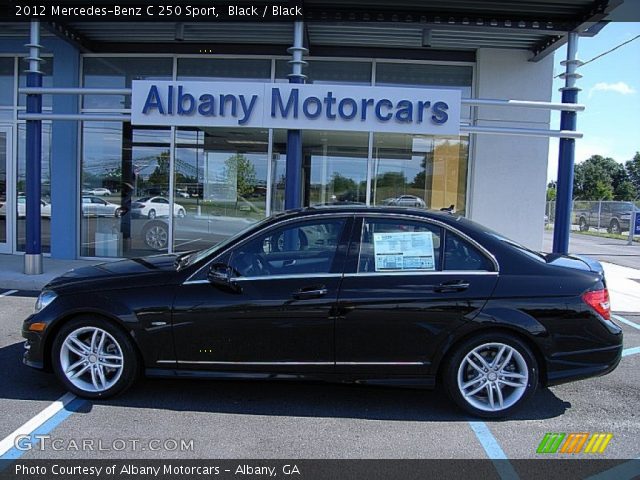 2012 Mercedes-Benz C 250 Sport in Black