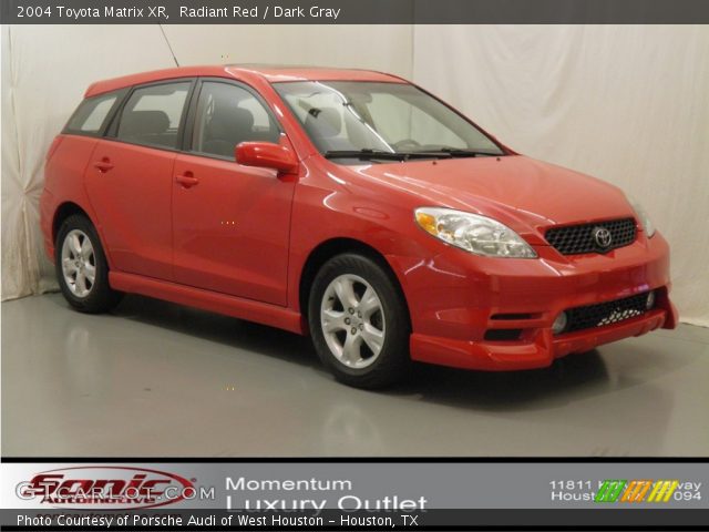 2004 Toyota Matrix XR in Radiant Red