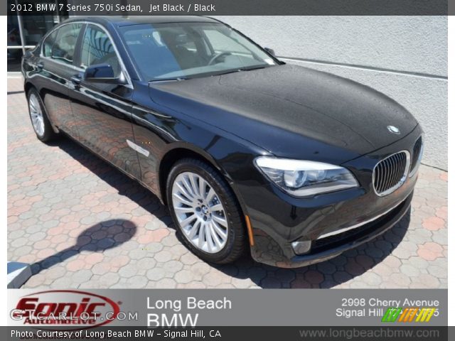 2012 BMW 7 Series 750i Sedan in Jet Black