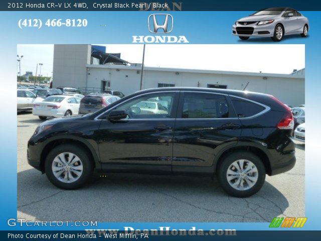 2012 Honda CR-V LX 4WD in Crystal Black Pearl