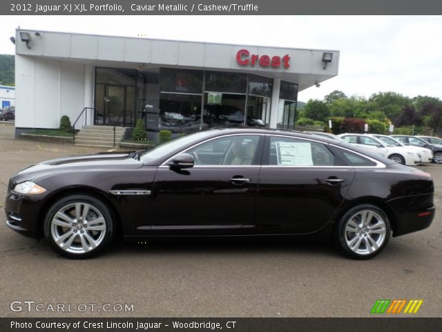 2012 Jaguar XJ XJL Portfolio in Caviar Metallic
