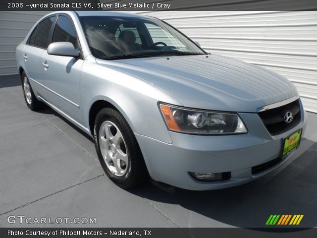 2006 Hyundai Sonata GLS V6 in Silver Blue Metallic
