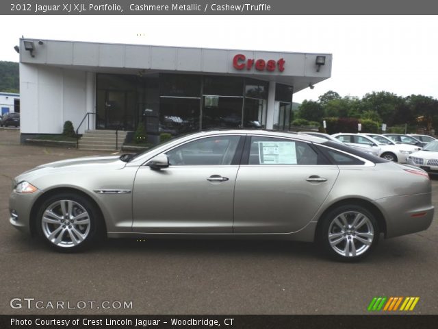 2012 Jaguar XJ XJL Portfolio in Cashmere Metallic