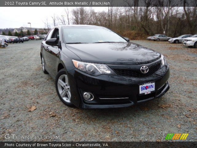 2012 Toyota Camry SE in Attitude Black Metallic