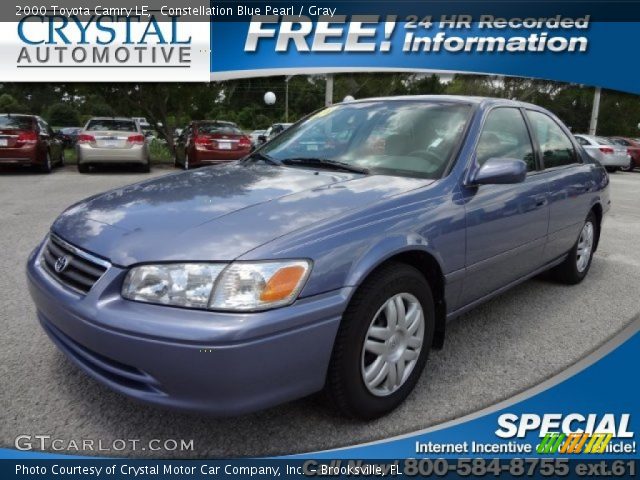 2000 Toyota Camry LE in Constellation Blue Pearl