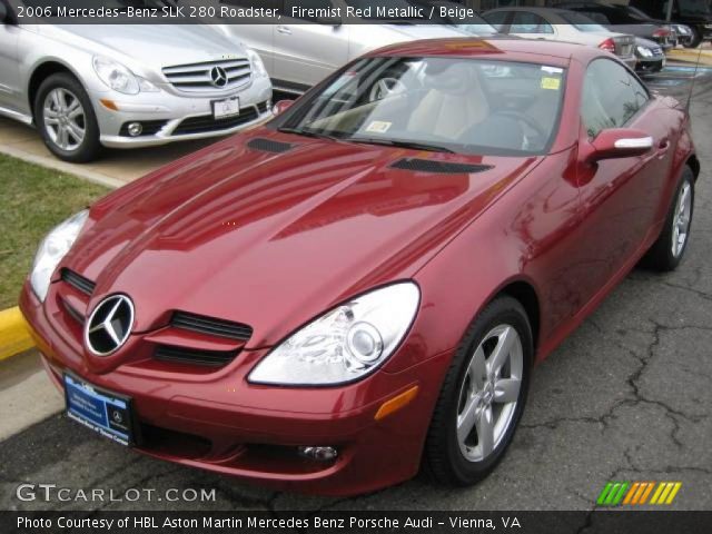 2006 Mercedes-Benz SLK 280 Roadster in Firemist Red Metallic