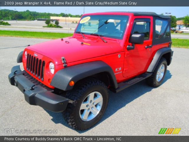 2009 Jeep Wrangler X 4x4 in Flame Red