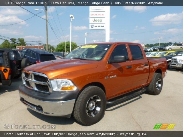 2010 Dodge Ram 1500 ST Crew Cab 4x4 in Mango Tango Pearl