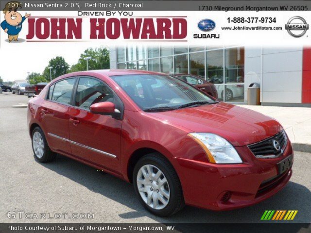 2011 Nissan Sentra 2.0 S in Red Brick