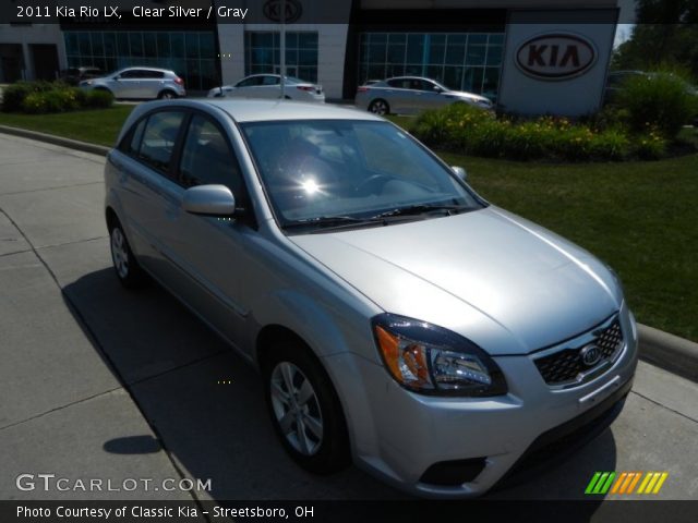 2011 Kia Rio LX in Clear Silver