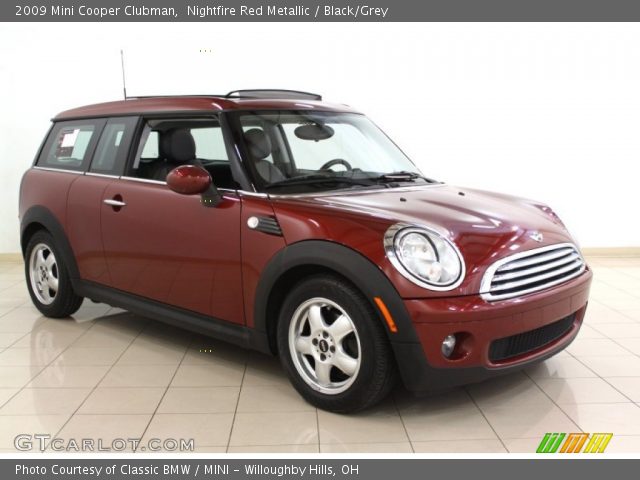 2009 Mini Cooper Clubman in Nightfire Red Metallic