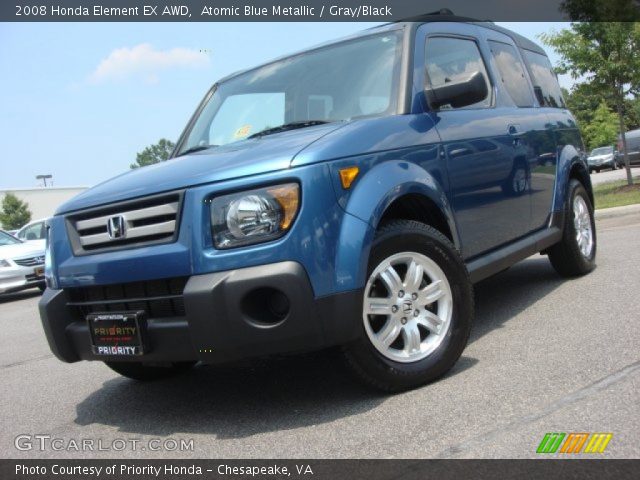 2008 Honda Element EX AWD in Atomic Blue Metallic