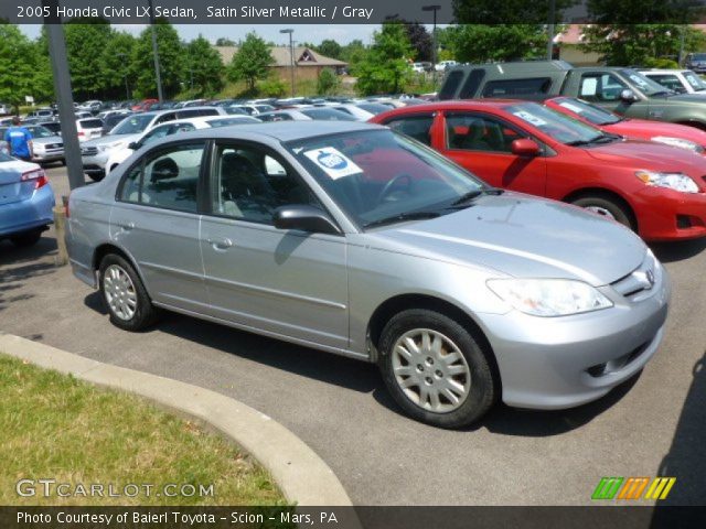 2005 Honda Civic LX Sedan in Satin Silver Metallic